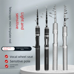 Telescopic Fishing Rod Full Kits Casting Rod Spincast Fishing Reel Feeder Rod Combo 1.5m-1.8m Ultra Short Fishing Rod Set
