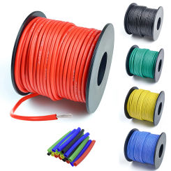 16 AWG Electric Wire, Multi-Color Flexible Silicone Stranded Tinned Copper Electrical Wire 16 gauge Cable Hook Up Wire Kit
