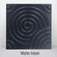Matte black
