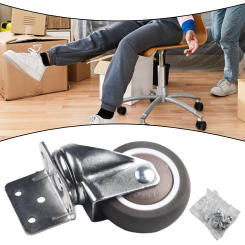 1pcs Furniture Casters Wheels Heavy Duty Casters 20kg Mute Swivel Wheels For Moving Furniture Office Chair Trolley Wheels