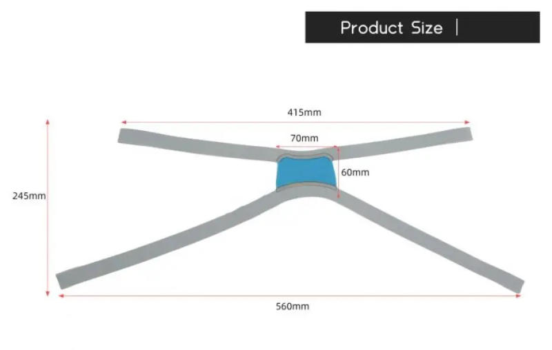 Description Picture 4 of itemResmed Airfit F30i Full Mask Replacement Part CPAP Head Band Headgear For Respironics Washable Durable