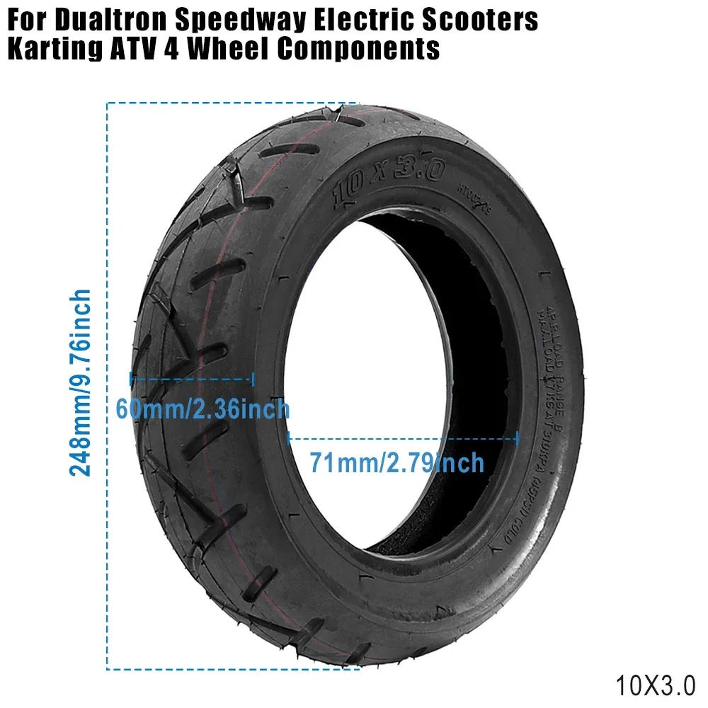 Description Picture 2 of item10 Inch 10X3.0 Outer Tire Electric Scooter Thicken Inflatable Tyre for Speedway Zero 10x Kugoo M4 Pro Kaabo Mantis Pneumatic