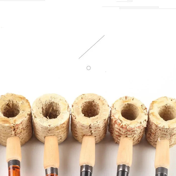 Description Picture 6 of itemMOONSHADE 10pcs Disposable Corn Shape Grass Smoking Pipe Creative Corncob Filter Tobacco Herb Pipes Travel Smoke Accessories