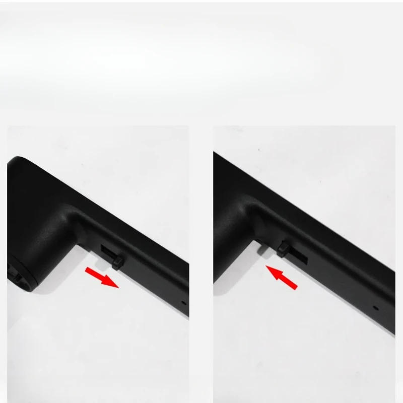 Description Picture 5 of item1 set of indoor door locks minimalist household hidden key bedroom silent handle lock with key included Electroplated