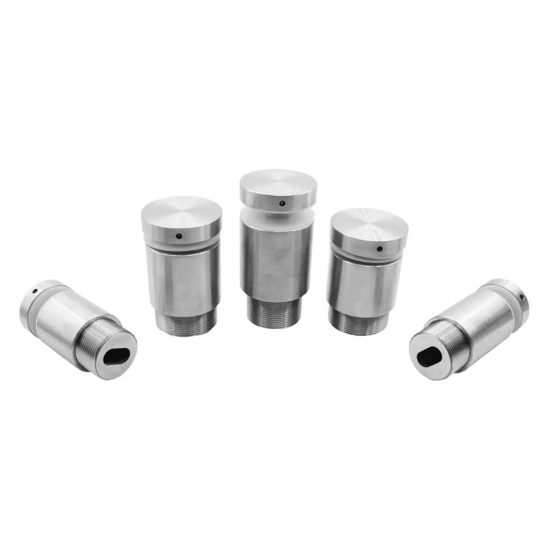 Description Picture 4 of itemZD Stainless Steel Fastening Adjustable Glass Balustrade Standoff Screw Glass Stair Connector Hardware Glass Standoff 50*50mm