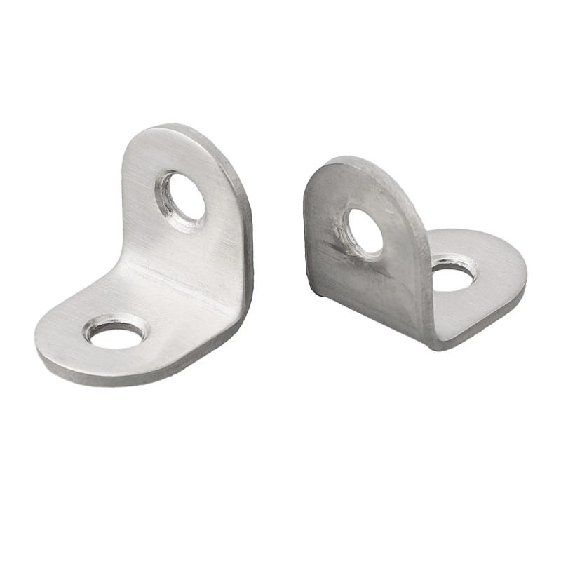 Description Picture 6 of item10 PCS Stainless Steel Corner Brackets Joint Fastening Right Angle Thickened Brackets Home Furniture Hardware Corner Holder Set