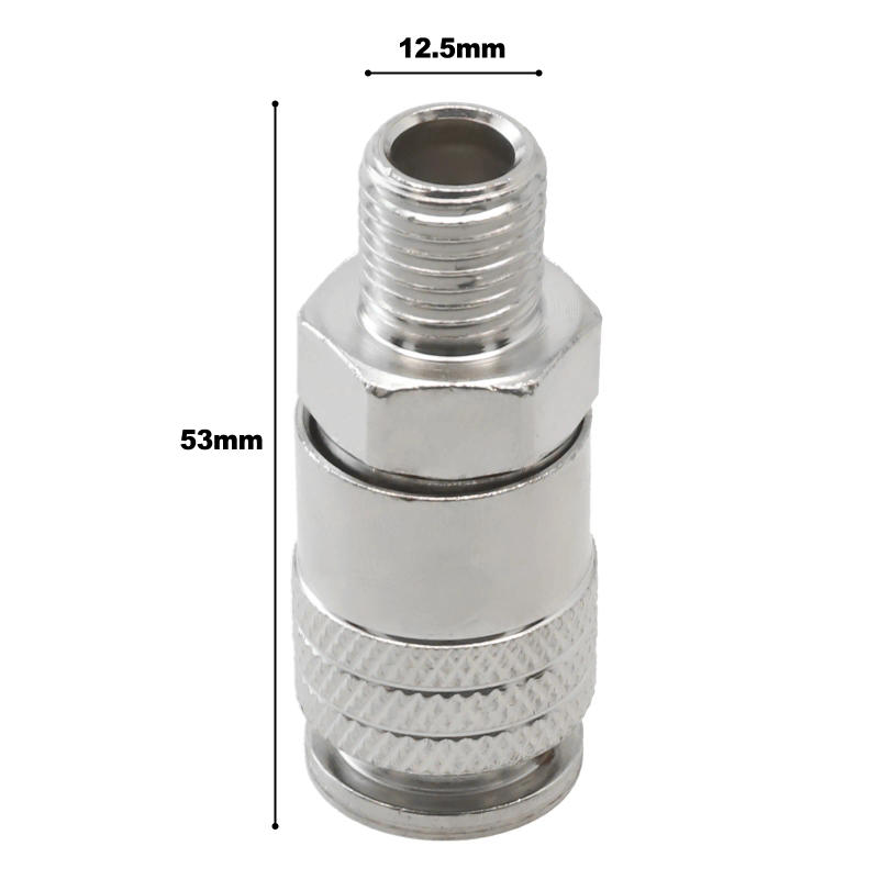 Description Picture 6 of itemThread Female Head Pneumatic Connector Quick Coupler Coupling Connector EU Standard Fitting Pneumatic Air Tools