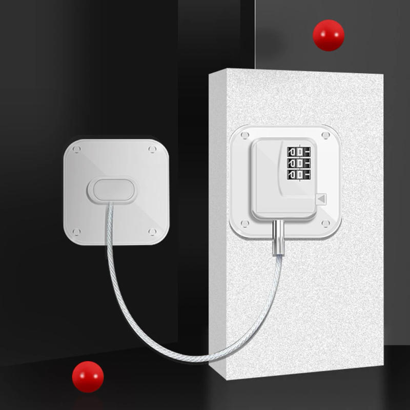 Description Picture 2 of itemCabinet Lock Refrigerator Lock Cabinets Prevent Opening Doors All Metal Design Refrigerator Lock Package Contents