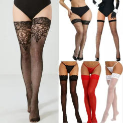 Oversized Pantyhose Fishnet Stockings Large Size for Women Lingerie Plus Size Sexy Tights