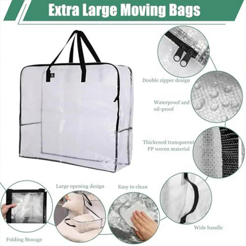 Description Picture 4 of item3pcs Wreath Storage Container Wreath Holder Storage Moving Bags Decorative Wreath Storage Bag Translucent Garland Container