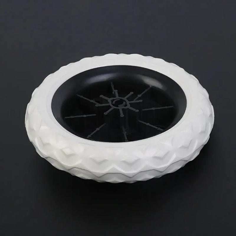 Description Picture 6 of item2Pcs Portable EVA Shopping Cart Wheels 6.3Inch Replacement Travelling Trolley Caster Anti Slip Flexible Tire Wheel