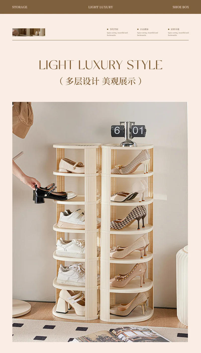 Description Picture 5 of itemMulti layer shoe rack, space saving, household simple shoe cabinet, economical, door crevice, large capacity storage rack