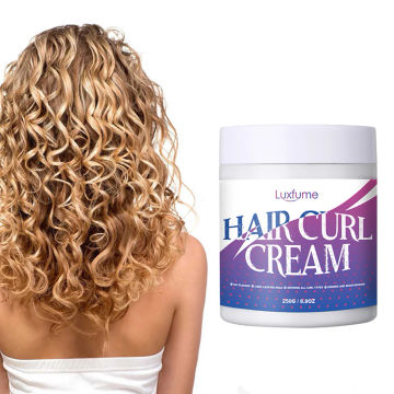 250ml Hair Curl Cream Anti-Frizz Curl Defining Cream Moisturising Nourishing Hairstyle Hair Care Styling Cream Curl Enhancer