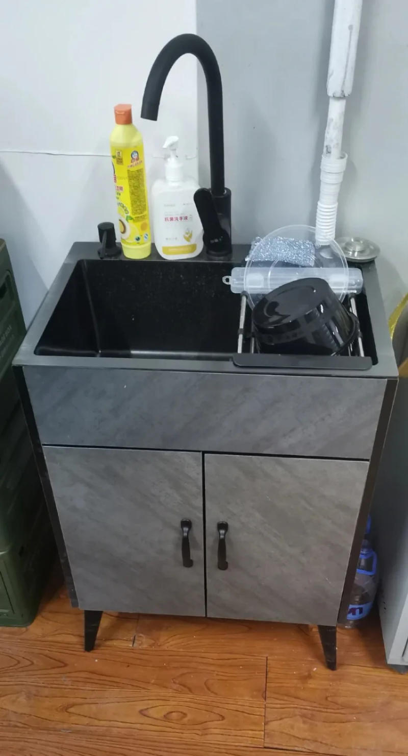 Description Picture 3 of itemNano Stainless Steel Kitchen Sinks Integrated Cabinet Home Wash Basin for Kitchen Simple Washing Sinks for Kitchen Accessories