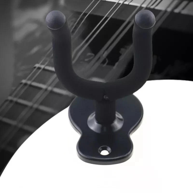 Description Picture 5 of itemMetal Guitar Hanger Hook Wall Mount Non-slip Holder Stand for Guitar Ukulele Violin Bass Guitar Instrument Accessories