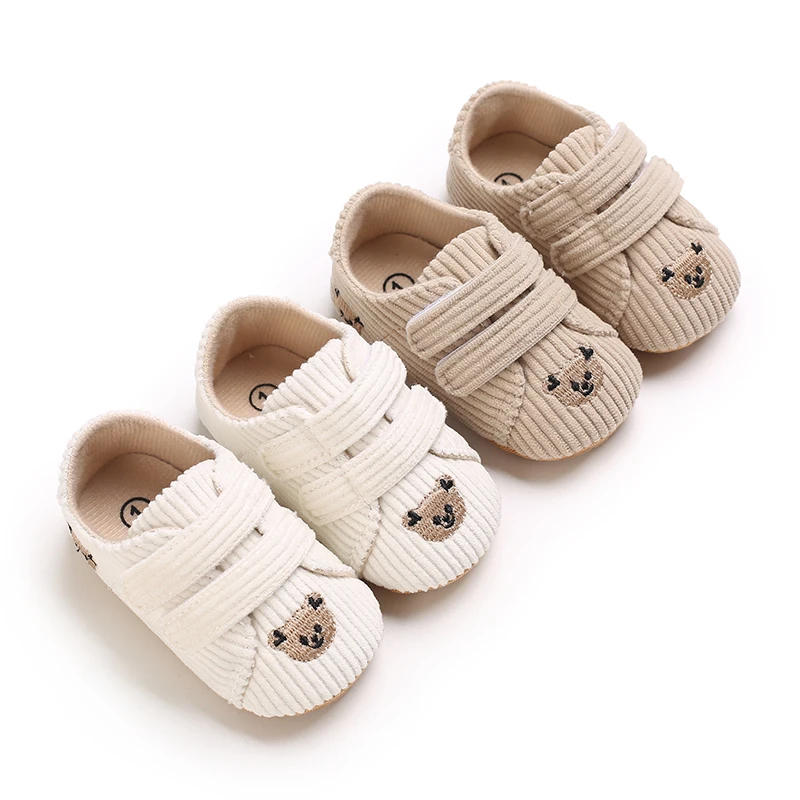 Description Picture 3 of itemClassic Baby Shoe Boy Girl Baby Cute Animal Face Casual Flat Sneaker Baby Ankle Boot Cotton Rubber Non-slip Warm Walking Shoes