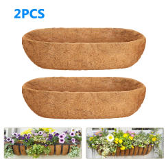 Trough Coco Fiber Replacement Liner for Window Box Hanging  Planter Coconut Coir  Garden Vegetables Pot Fence Flower Baskets