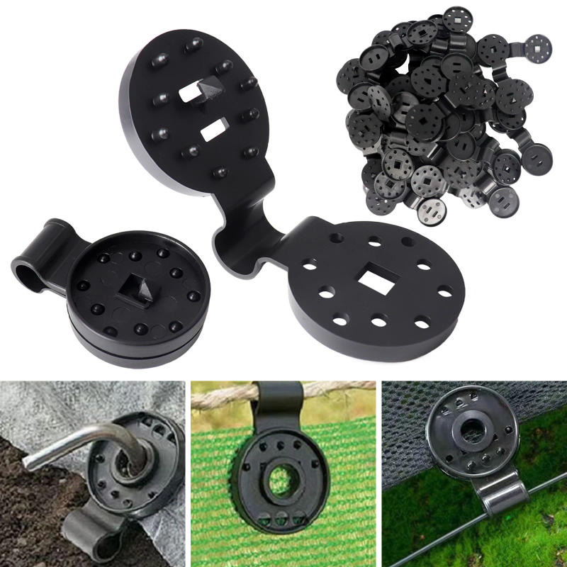 Description Picture 6 of item5-100pcs Shade Cloth Plastic Clips Sun Shade Net Clips Greenhouse Fabric Fix Clamps Accessories Grommet Fence Netting Hook