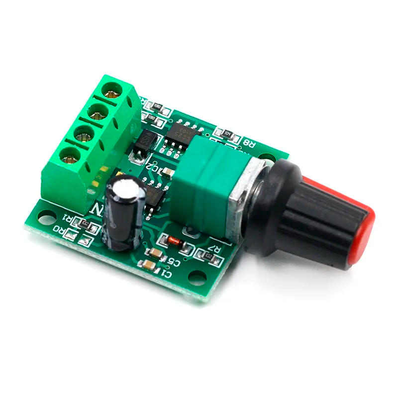 Description Picture 6 of itemDC Motor Speed Controller 1.8V 3V 5V 6V 12V PWM Speed Controller Potentiometer Knob Switch Kit Barrier Terminal Block