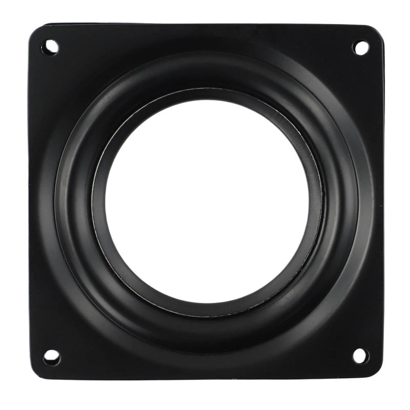 Description Picture 3 of itemHigh Quality Exquisite Practical Hollow Turntable 1PCS Bearing Rotating Black Plate Desk Table Swivel Turntable