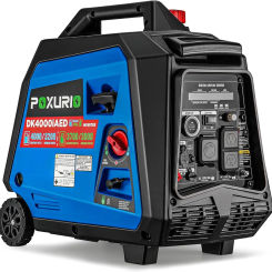 4000 Watt Dual Fuel Inverter Generator, Gas Propane Powered Generator Super Quiet, Remote Start/Electric Start/RV Ready/EPA