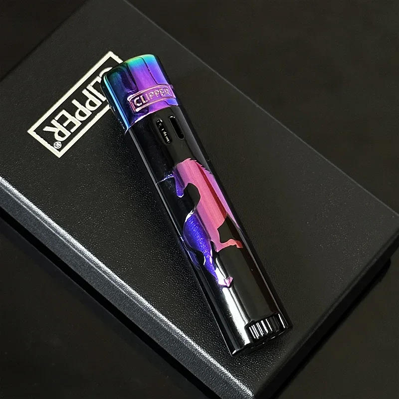 Description Picture 4 of itemOriginal Clipper Metal Windproof Jet Butane Lighter Turbo Portable Gas Lighter Smoking Accessories From Spain Men Gift with Box