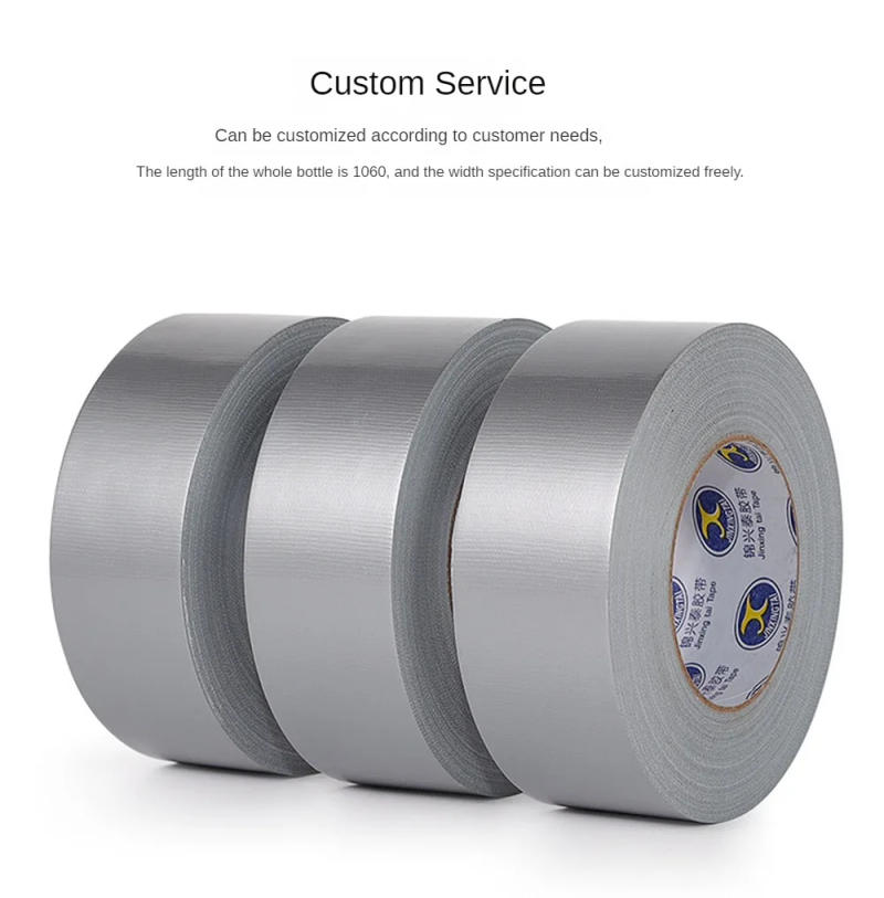 Description Picture 3 of itemSuper Sticky Cloth Duct Carpet Floor Waterproof Tapes High Viscosity Silvery Grey Adhesive Home Decoration 10meter