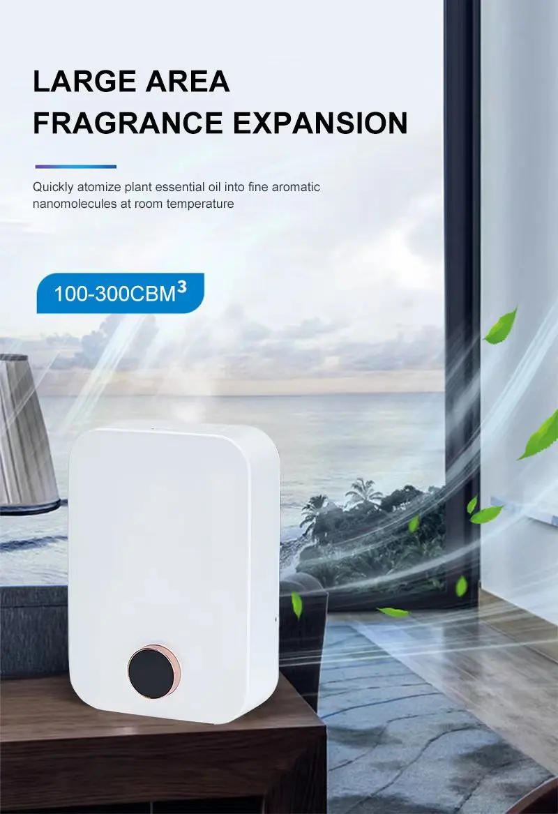 Description Picture 5 of itemElectric Sprayer Essential Oil Diffuser Fragrance Air Freshener Scent Machine 150ML Smart Control Aroma Diffuser Home Appliance