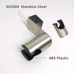 Bidet Sprayer Hook Holder Free Nail Stainless Steel Toilet Bathroom Attachment Wall Shower Head Holder