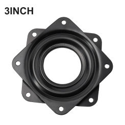 3/4/6 Inch Heavy Duty Steel 360 Degrees Rotating Seat Swivel Base Mount Plate For Bar Stool Chair Table Applications Tools