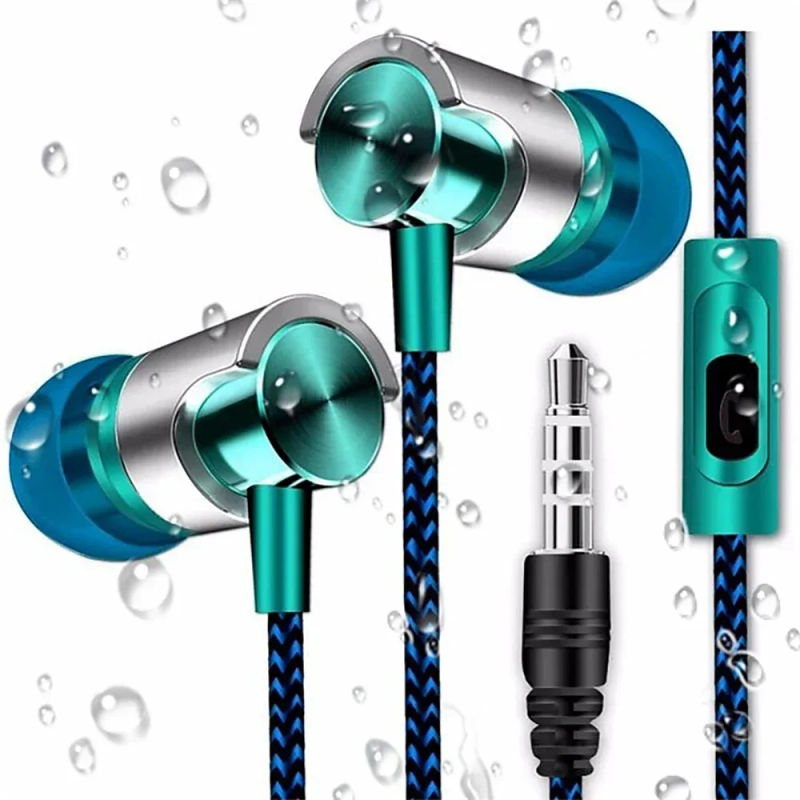 Description Picture 6 of itemWired In-ear Earphone In Ear Noise Cancellation Ergonomic Design Stereo Sports Music Headphones For Mobile Phone Everyday Use