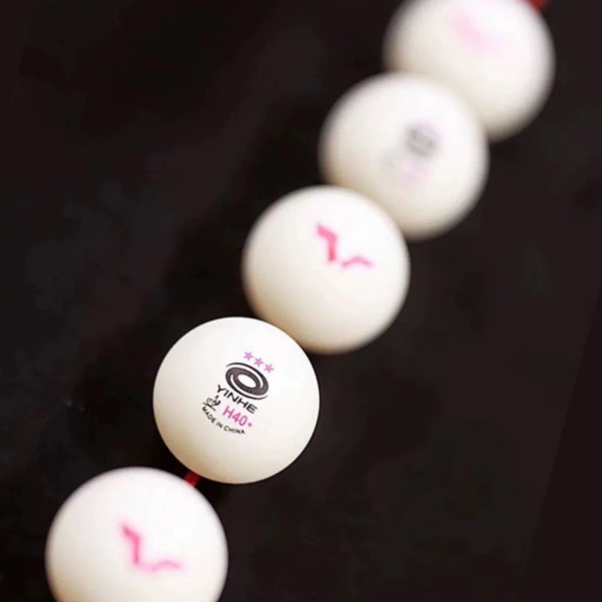 Description Picture 3 of itemOriginal Yinhe WTT Pingpong Balls 2024 Singapore Grand Slam Table Tennis Balls Seam H40+ ABS New Materials