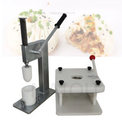 Whole Set Baozi Momo Dumpling Forming Making Machine Manual Steamed Stuffed Bun Maker Dough Press and Cutting Machines