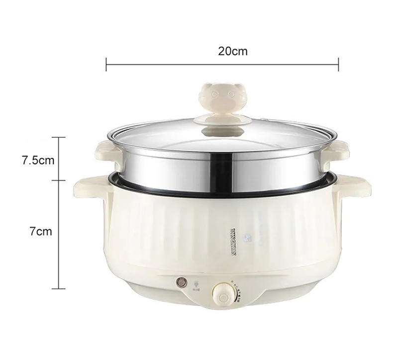 Description Picture 3 of item1.7/3.2L Electric Rice Cooker Multifunctional Pan Non-stick Cookware Hotpot for Kitchen Soup MultiCooker Cooking Home Appliances