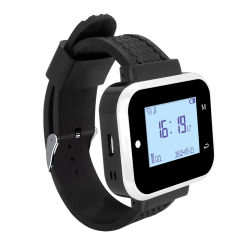 Multiple Language Russian Wireless Watch Receiver Pager in 433.92mhz for Restaurant Calling Paging, Hotel, Call Button, Buzzer