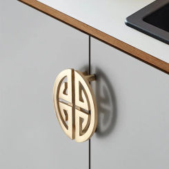 New Chinese Wardrobe Golden Cabinet Door Handle Drawer Shoe Cabinet Handle Furniture Hardware