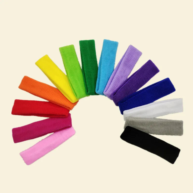 Description Picture 2 of itemUnisex Sports Sweatband Women Anti Sweat Headband Fashionable Fitness Yoga Sweatband Sweat Bands Childrens Hair Headband Hoop