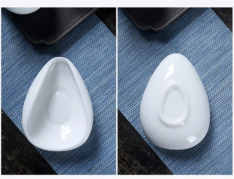 Description Picture 3 of itemCeramic Teaspoons Kung Fu Tea Set Accessories Tea Tray Tea Divider Ornaments Porcelain Coffee Beans Dose Spoon Shovel TeaWare