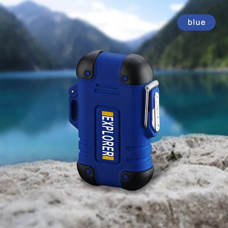 Description Picture 5 of itemUSB Rechargeable Electric Lighter Cool Windproof Dual ARC Plasma Lighters For Men Camping Gadgets Fire Starter (NOT GAS)