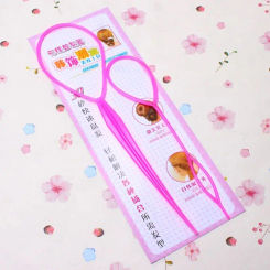 2Pcs/Set Women Girls Ponytail Styling Maker Clip Tools Hair Ties Braider Accesso