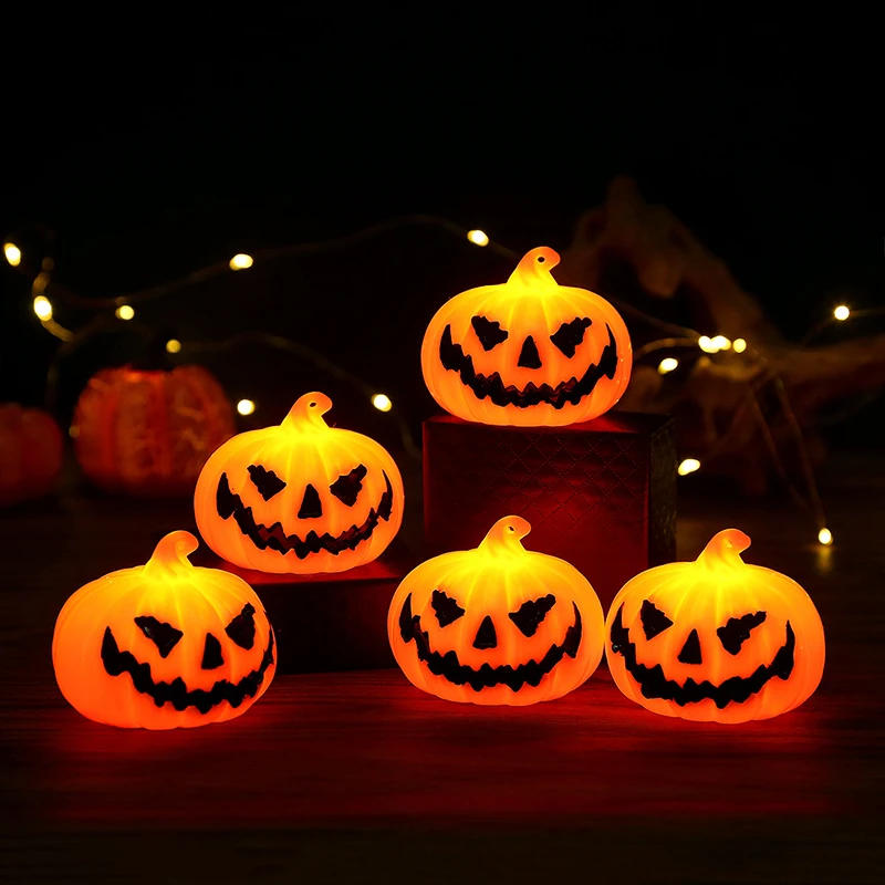 Description Picture 5 of itemHalloween LED Pumpkin 3D Lantern Fairy Lights Battery Power, Lighting Decoration for Halloween Easter Garden Houses Decor