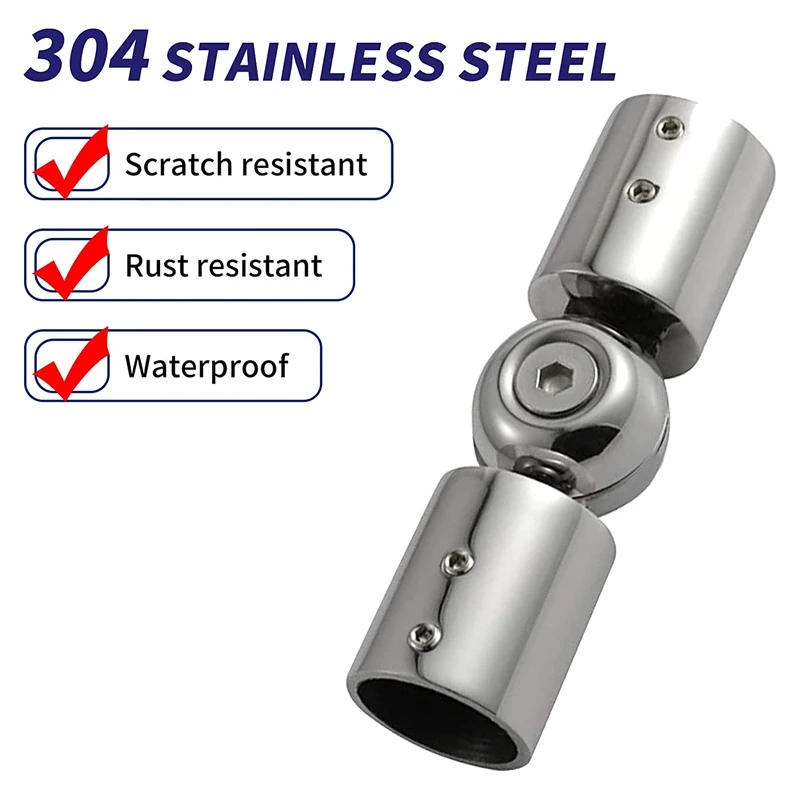 Description Picture 6 of item2PCS Curtain Rods Corner Connector, Adjustable Curtain Rod Corner Connector For 1 Inch Bay Window Curtain Rods