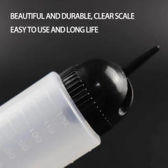 Hair Salon Hair Shampoo Bottle with Cap Bottle Hair Dry Cleaning Pot Thick Transparent Water Bottle with Scale Perm Stereotype