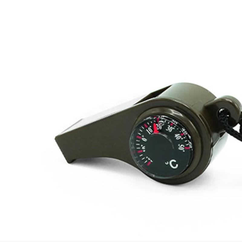 Description Picture 5 of itemSurvival Whistle Thermometer Multifunctional Lightweight Plastic For Compass 3 In 1 Outdoor Train Whistle Super Loud Tool