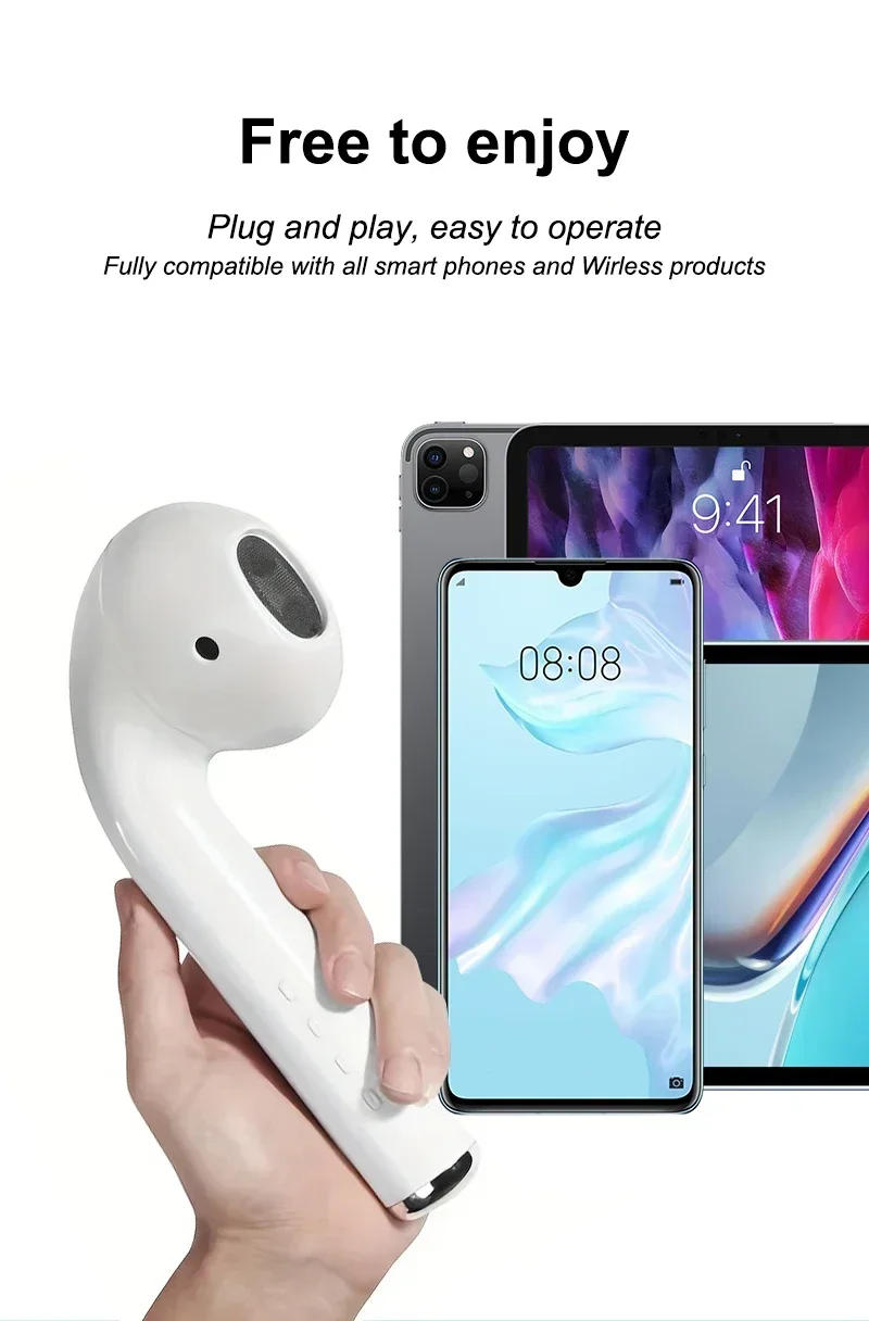 Description Picture 2 of itemWireless Bluetooth Speaker Deep Bass Portable Outdoor Speaker with TF Card Charging Box IPX5 Waterproof Birthday Gift