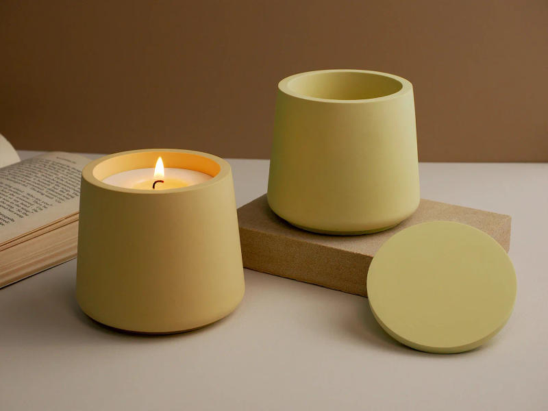 Description Picture 4 of itemRound Candle Jar Silicone Mold DIY With Lid Jewelry Storage Box Craft Making Plaster Epoxy Resin Vase Casting Molds Home Decor