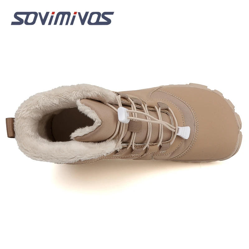 Description Picture 6 of itemSnow Boots Winter Slip on Ankle Booties Barefoot Hiking Shoes for Men Women Hiking Boots | Zero Drop, Wide Toe Box, Minimalist