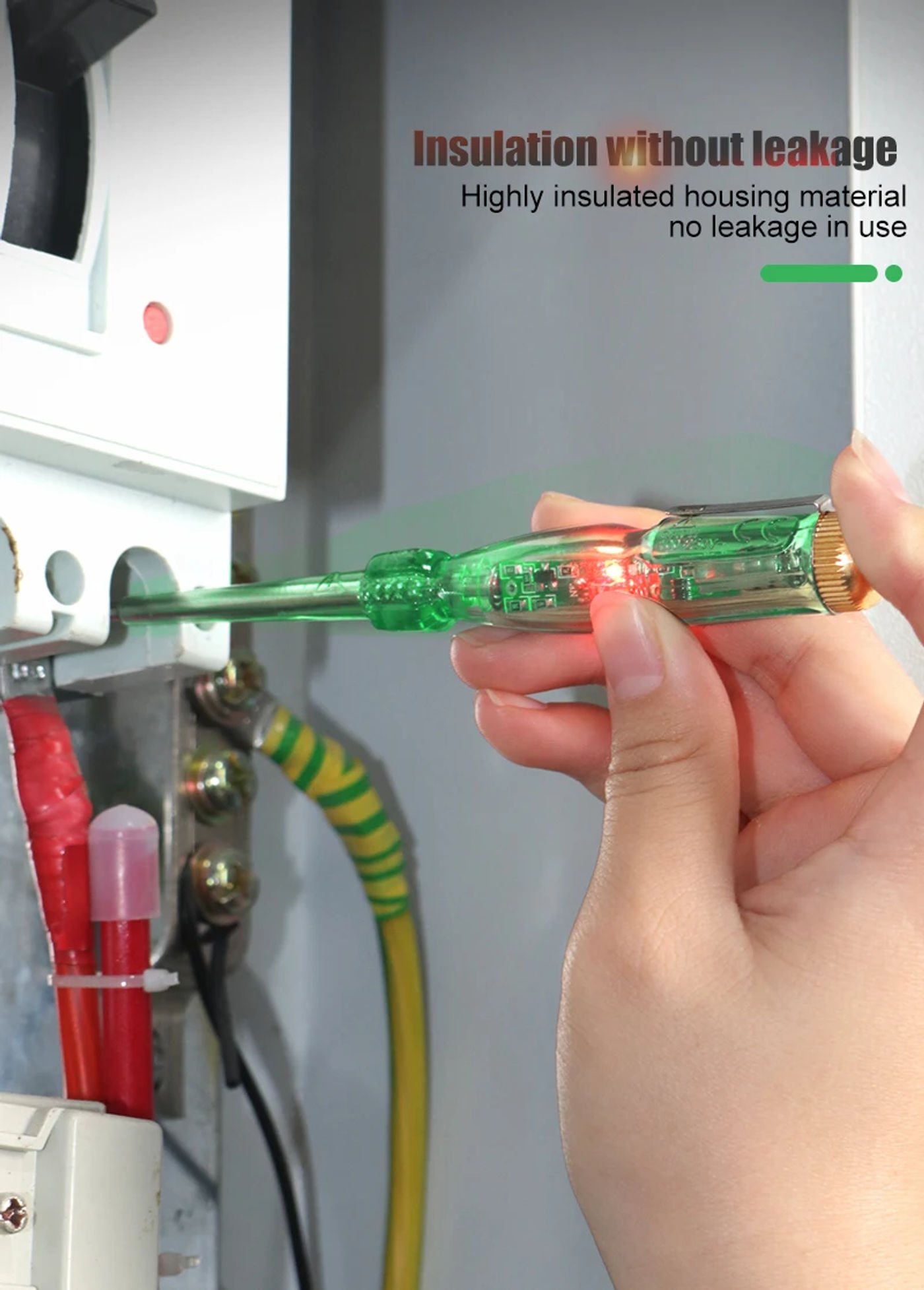 Description Picture 4 of itemLAOA Portable Handheld Voltage Tester Pen Zero Line Induction Power Detector Voltmeter Tester Tools