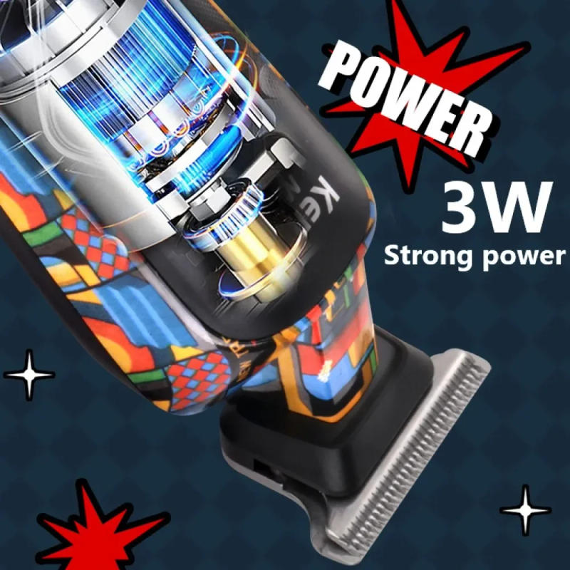 Description Picture 6 of itemKemei 5090 Electric Hair Clipper For Men Replaceable Beard Hair Trimmer Razor USB Men's Electric Shaver Hair Cutter Machine