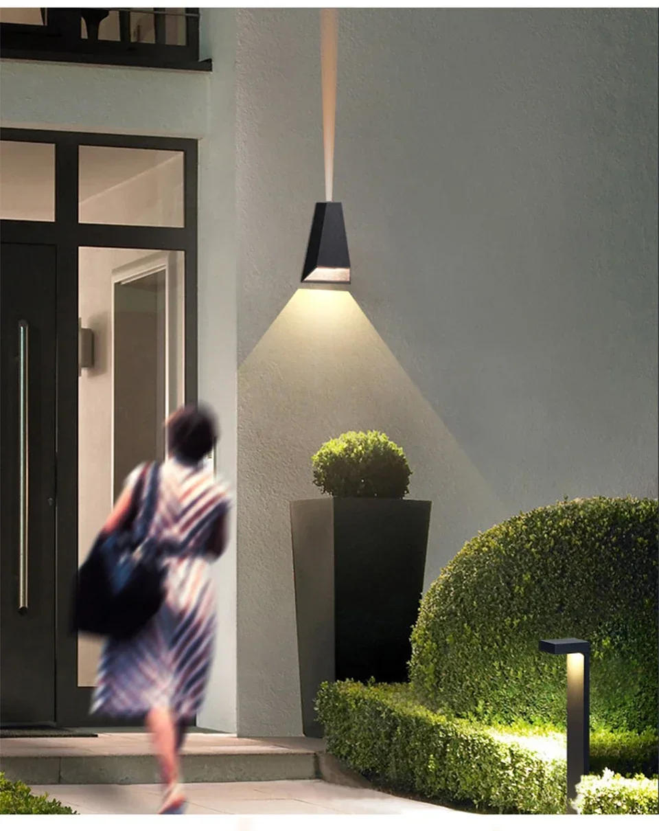 Description Picture 5 of itemOutdoor LED Wall Lightin Waterproof  Washer Lamp Garden Balcony Wall Lamps Staircase Aisle Lamp Villa Exterior Lamp